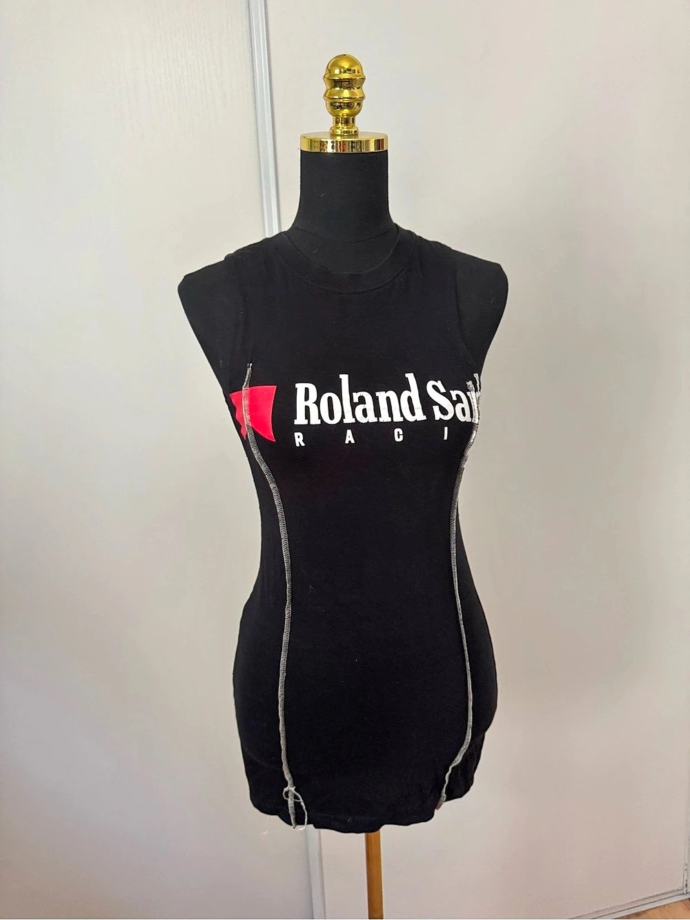 Roland Sands Design Women's Black & Red Graphic Muscle Tee